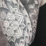 Tattoos - Geo full sleeve with mandalas - 103938